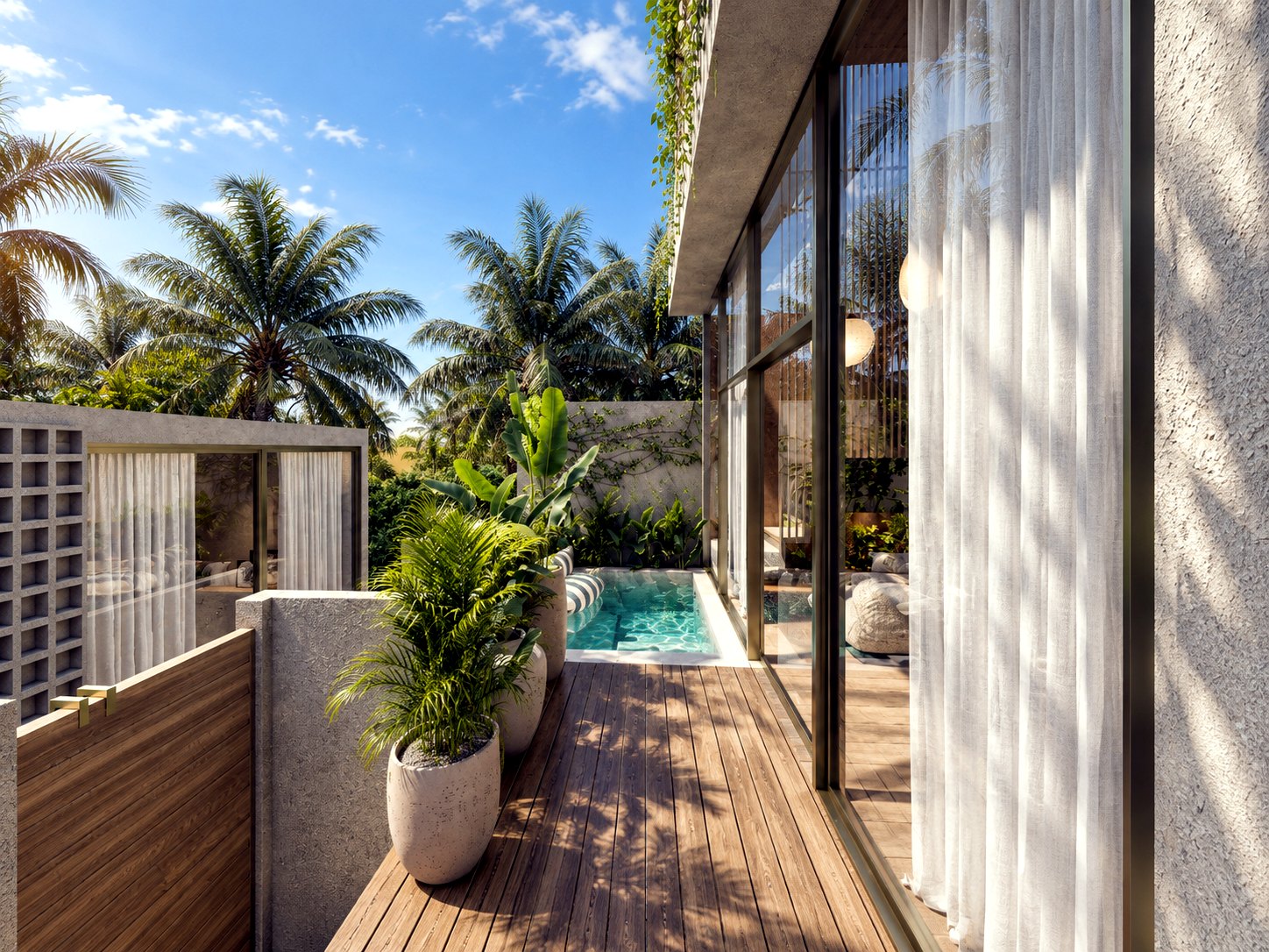 Villa Eden pool deck